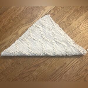 Anthropologie Sheer Sequin Scarf - Cream